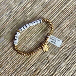 “Stay Positive” bracelet by Little Words Project